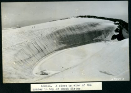 1920 Deschutes - South Sister Crater