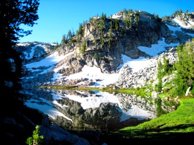 Swamp Lake in the Eagle Cap Wilderness, Wallowa-Whitman National Forest photo