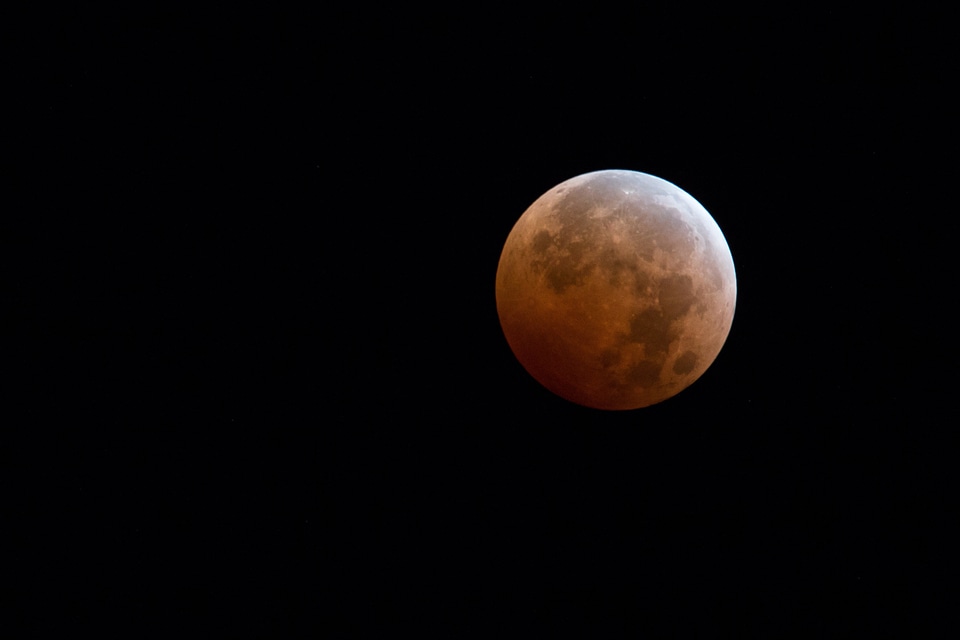 Full moonlight space
