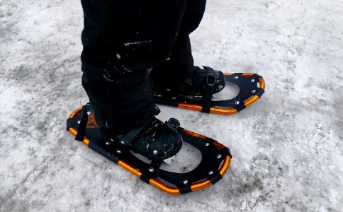 2019-Feb-deLeon-ColvilleNF-49DegNorth-snow-investigation-shoe-fit photo