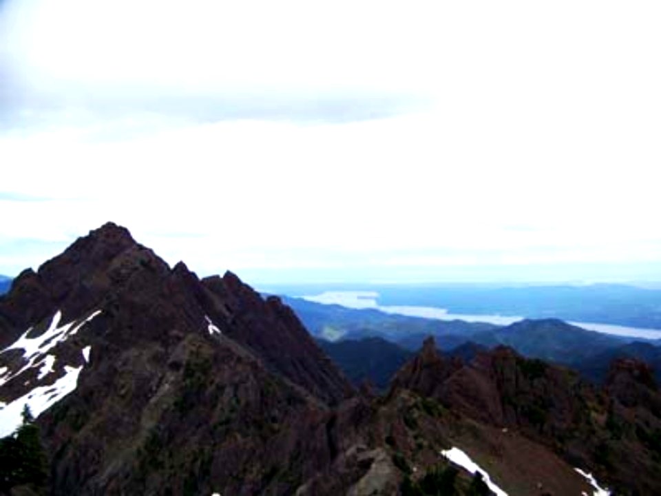 Mt Pershing and Lake Cushman, Olympic National Forest