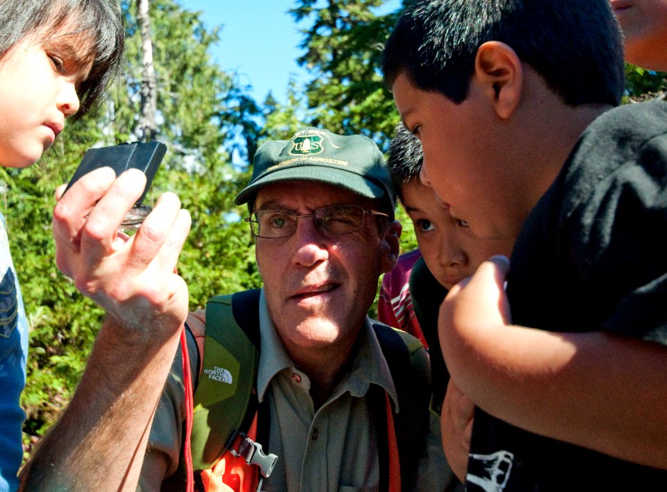 Kulshan Creek kids visit Schriebers Meadow, Mt Baker Snoqualmie National Forest