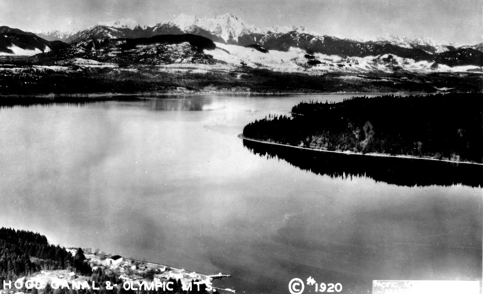 #1920 Hood Canal & Olympic Mts. 1941
