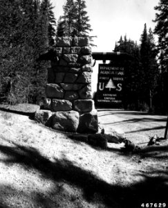 467629 Umpqua NF Entrance Sign, OR