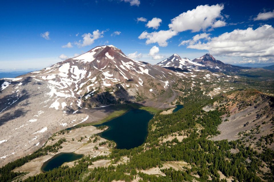 Three Sisters and Green Lakes-Deschutes