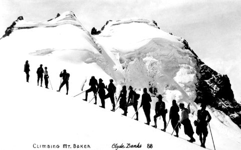 88 Climbing Mt. Baker, WA photo
