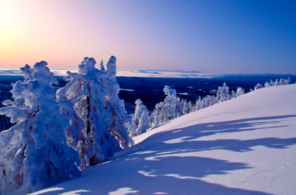 WINTER SUNSET AT NEWBERRY CRATER DESCHUTES