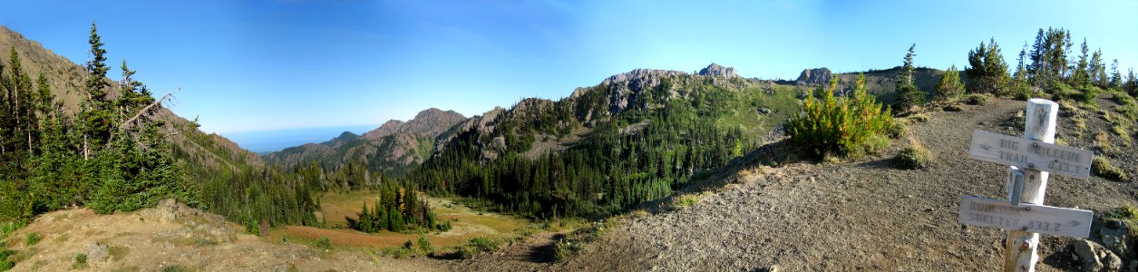 Marmot Pass Panoramic, Olympic National Forest photo