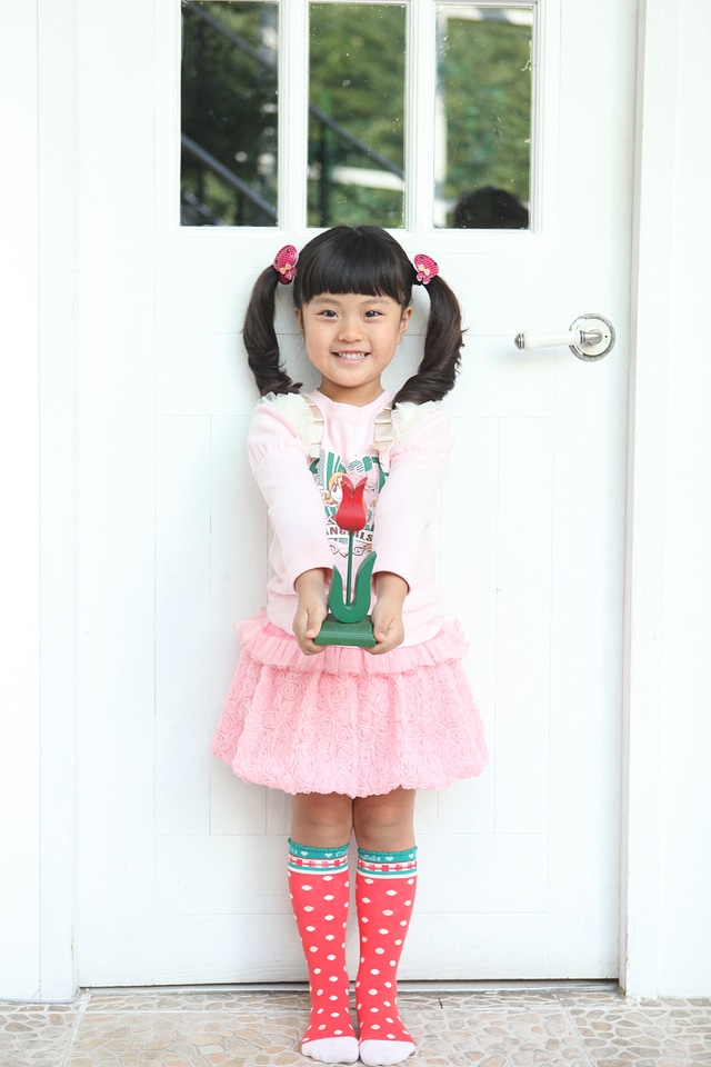 Little beautiful happy
