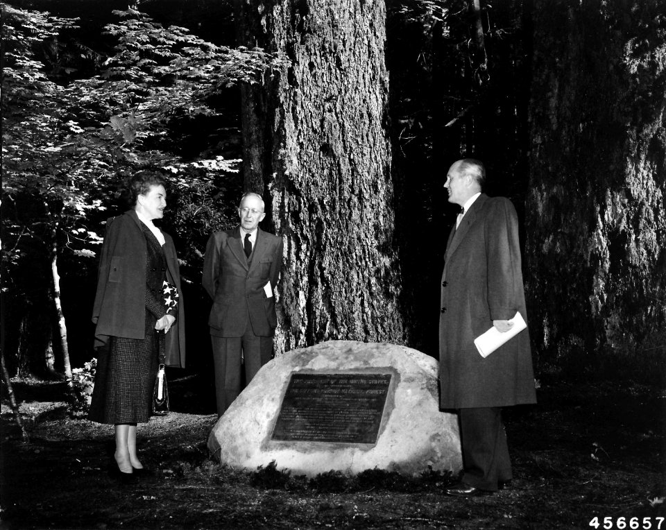 456657 Cornelia Pinchot at GPNF Dedication-WA 10-15-1949