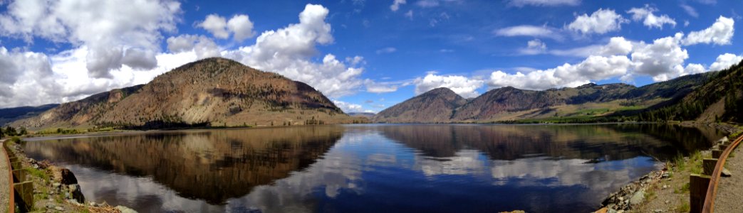 Palmer Lake panorama from the Pacific Northwest Trail along the Loomis-Oroville Road 1