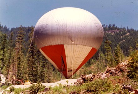 Willamette NF - Balloon Logging Operation, OR c1970 photo