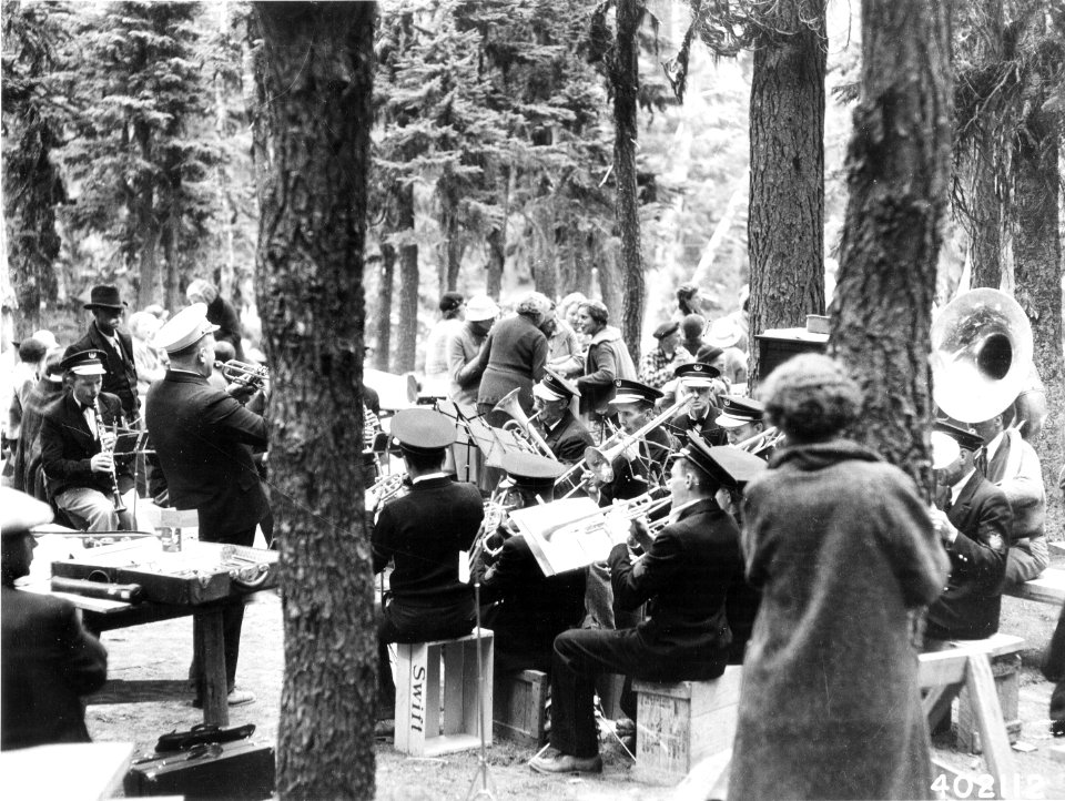 Tilly Jane Forest Camp on Day of the Legion Climb up Mt. Hood, Mt. Hood NF, OR 1934