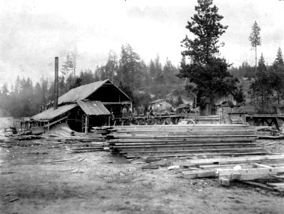 Sawmill on Indian creek photo