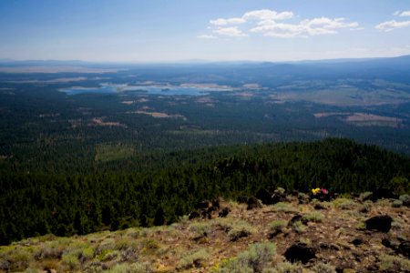 View of Thompson Reservoir from Hager Mountain-Fremont-Winema