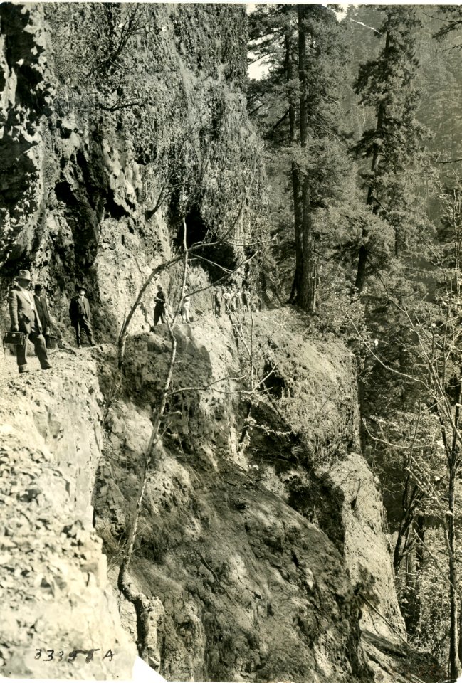 A Rock Work on Eagle Creek Trail