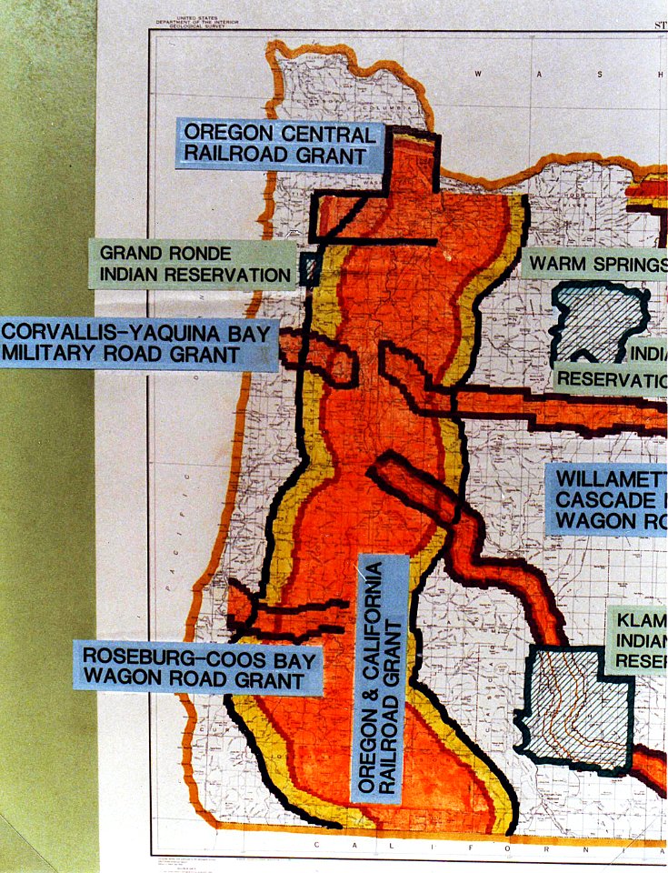 Land Grants in Oregon (westside)
