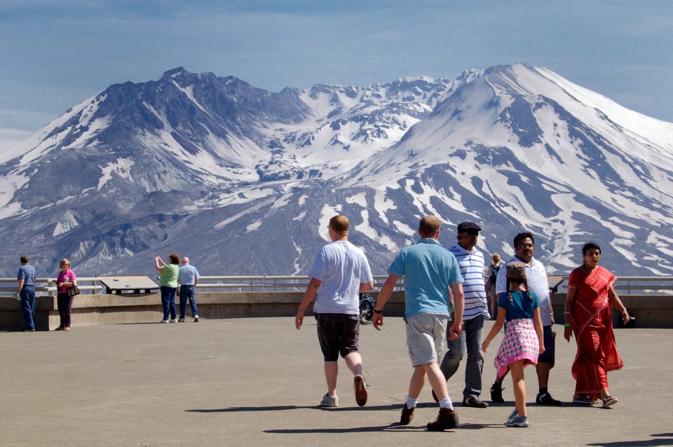Mt St Helens Visitors, Gifford Pinchot NF