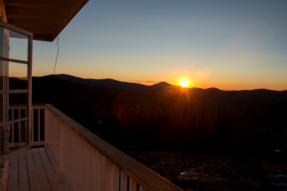 Sunset from Webb Mountain Lookout