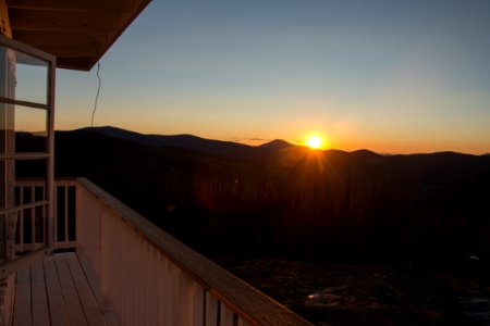 Sunset from Webb Mountain Lookout photo