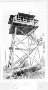 Coyote Point Lookout 1942 photo