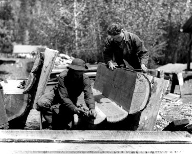 348142 CCC Building Camp Seat, WA 1937 photo