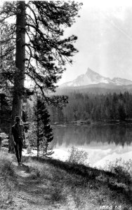 182579 Diamond Lake & Mt Thielsen, Umpqua NF, OR 1923 photo