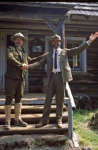 Willamette NF - Jim Denny & Tony Farque at Fish Lake, OR 1991b