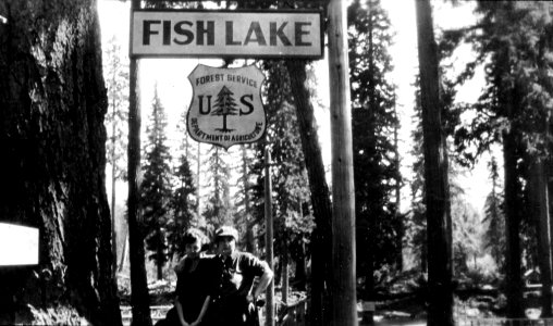 Willamette NF - Fish Lake c1935 photo