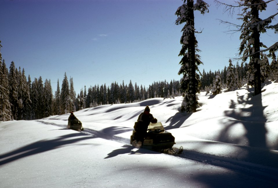 Gifford Pinchot National Forest, snowmobiling Rd 83
