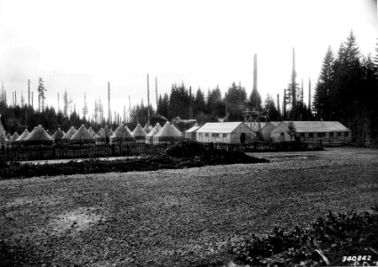 340842 WPA Camp, Larch Mtn, Mt. Hood NF, OR 1936 photo