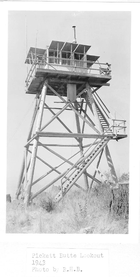 Pickett Butte Lookout 1943