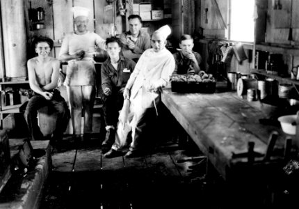 CCC Camp Sitkum, OR Mess Crew, OR 1933 photo