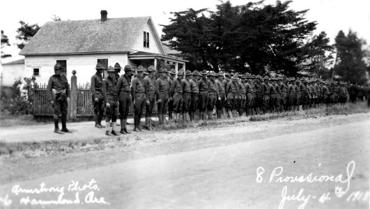 SPD 8th Provisional July 4, 1918 at Seaside