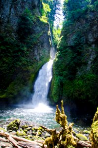 Lower Wahclella Falls and Pool-Columbia River Gorge