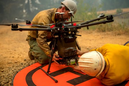 OAS Drone Team preparing for PSD burn