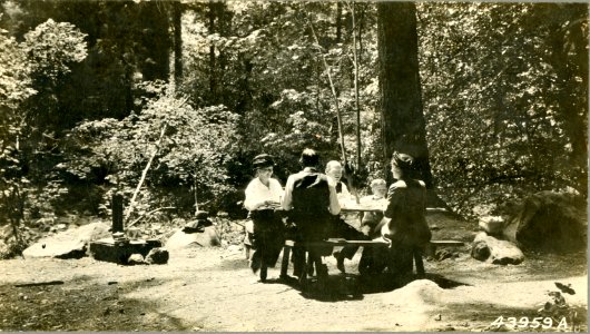 A Family Party at Eagle Creek Taken June 23 1919 photo