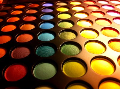 Eyeshadow Color Palette, Taken 6/5/12 (Old Photo)