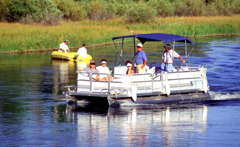Boating on the Deschutes River, Deschutes National Forest photo