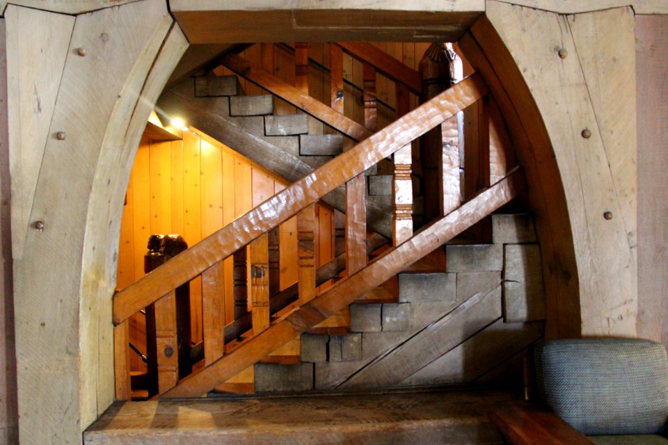 Timberline Lodge Staircase - Mt. Hood National Forest. Photos by Trent Deckard
