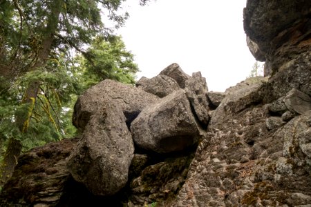 Large Boulder and Lichens-Fremont Winema photo