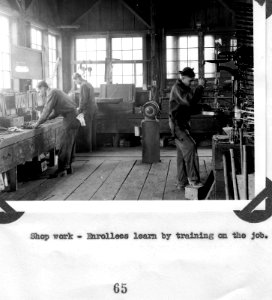 Shop Work CCC Enrollees Training