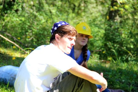 Student Conservation Association members, Olympic National Forest.