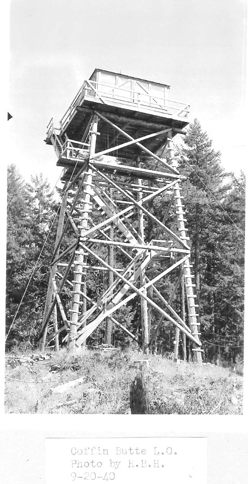 Coffin Butte Lookout 1940