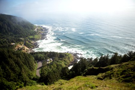 View of Cape Perpetua from Hill Top, Siuslaw National Forest photo
