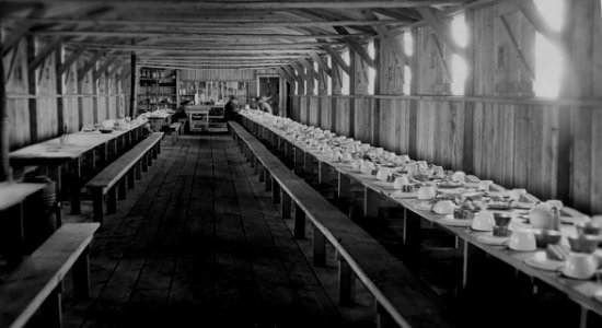 CCC Camp Sitkum Mess Hall, OR 1933