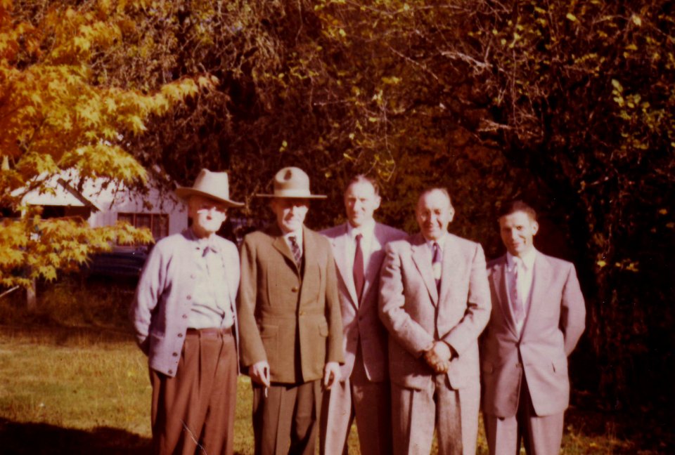 Willamette NF - McKenzie Rangers Taylor, Engles, Ash, Anderson, Hornbeck, OR 1956