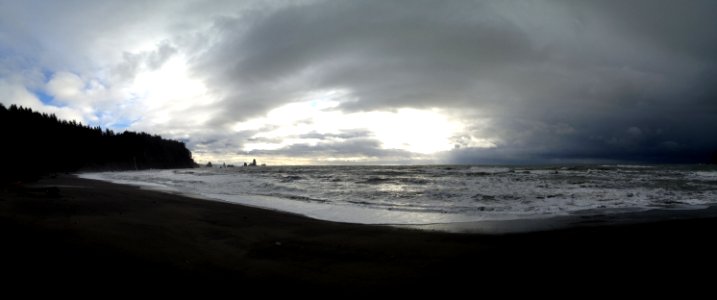 Third Beach panorama, Olympic National Park photo