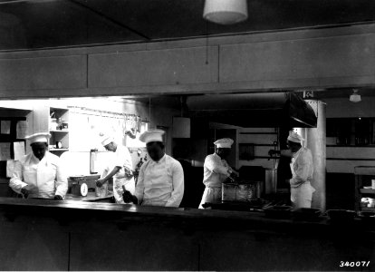 340071 CCC Lower Cispus, Kitchen Crew, Columbia NF, WA 1936 photo