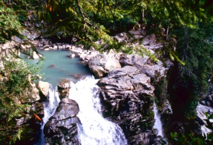 Nooksack Falls, Mt Baker Snoqualmie National Forest photo